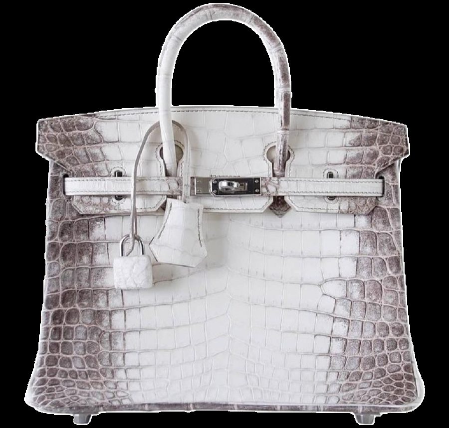 Hermès Himalaya Birkin in white-grey Niloticus crocodile with palladium hardware